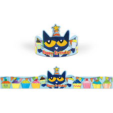 Pete the Cat Happy Birthday Crowns