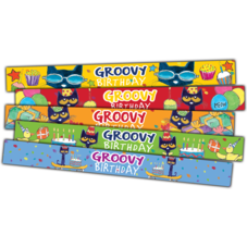 Pete the Cat Groovy Birthday Slap Bracelets