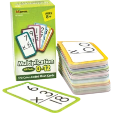 Multiplication Flash Cards - All Facts 0-12
