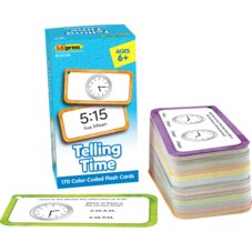 Telling Time Flash Cards Deluxe Set