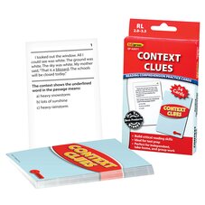 Context Clues Practice Cards Red Level
