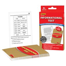 Informational Text Practice Cards Red Level