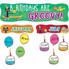 Pete the Cat Birthdays Are Groovy Mini Bulletin Board