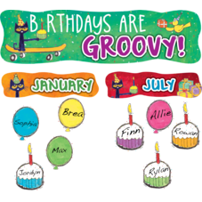 Pete the Cat Birthdays Are Groovy Mini Bulletin Board