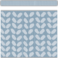 Classroom Cottage Blue Petals Straight Border Trim