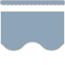 Cottage Blue Scalloped Border Trim