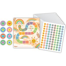 Sunshine Rainbow Reward Trackers with Stickers