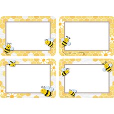 Buzzing Bees Name Tags/Labels - Multi-Pack