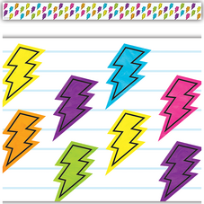 Brights 4Ever Lightning Bolts Straight Border Trim