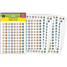 Calming Colors Smiley Faces Mini Stickers Valu-Pak