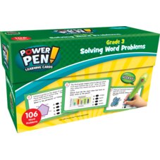 Power Pen Learning Cards: Solving Word Problems Grade 3