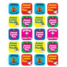 Jesus Loves You Stickers