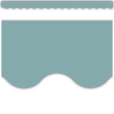 Calming Blue Scalloped Border Trim