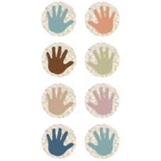 Everyone is Welcome Helping Hands Mini Stickers