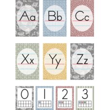 Classroom Cottage Alphabet Bulletin Board