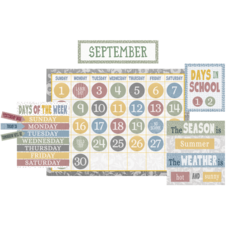 Classroom Cottage Calendar Bulletin Board