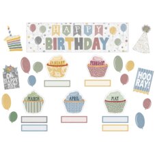 Classroom Cottage Happy Birthday Mini Bulletin Board