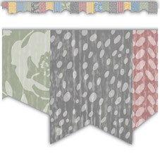 Classroom Cottage Pennants Die-Cut Border Trim