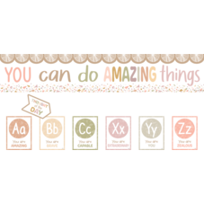 Terrazzo Tones Alphabet Affirmations Bulletin Board