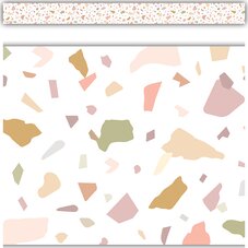 Terrazzo Tones Straight Border Trim