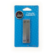 Alnico Bar Magnet (3" x 1/2" x 1/4"), Set of 2
