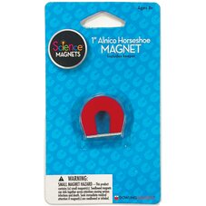 Alnico Horseshoe Magnet (1"H), with Keeper