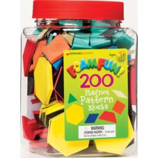 Foam Fun™ Magnet Pattern Blocks, Set of 200