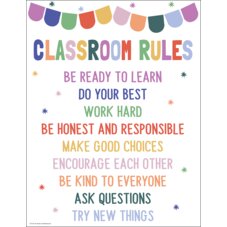 Color Crush Classroom Rules Chart