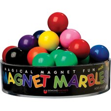 Solid-Colored Magnet Marbles, Set of 20