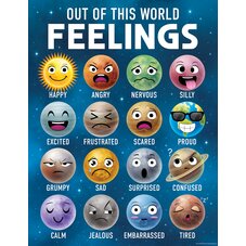 Outer Space Crew Feelings Chart