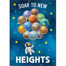 Soar to New Heights Positive Poster