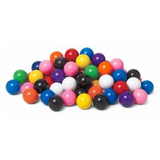 Solid-Colored Magnetic Marbles, Set of 50