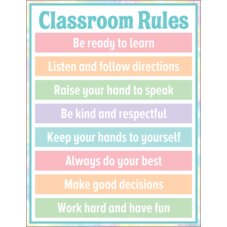 Pastel Pop Classroom Rules Chart