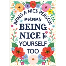 Being a Nice Person Positive Poster