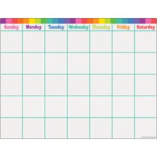 Colorful Calendar Write-On/Wipe-Off Chart