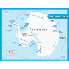 Antarctica Map Chart