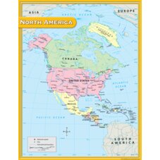 North America Map Chart