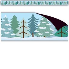 Winter Trees Magnetic Border