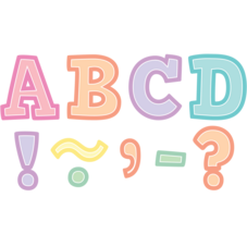 Pastel Pop Bold Block 3" Magnetic Letters