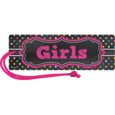 Chalkboard Brights Magnetic Girls Pass