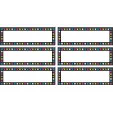 Chalkboard Brights Labels Magnetic Accents