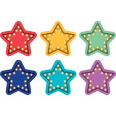 Spot On Floor Markers Marquee Stars - 4"