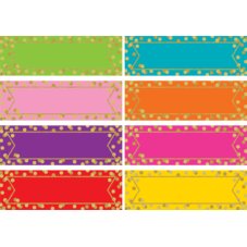 Confetti Colorful Labels Magnetic Accents