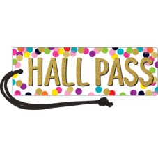 Confetti Magnetic Hall Pass