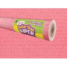 Fun Size Coral Pink Loop-De-Loop Better Than Paper Bulletin Board Roll