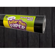 Fun Size Vertical Black Wood Better Than Paper Bulletin Board Roll