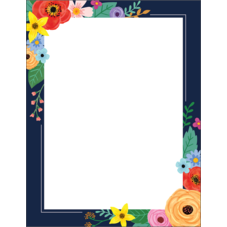 Wildflowers Blank Chart