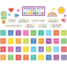 Colorful Random Acts of Kindness Bulletin Board