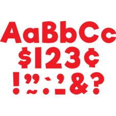 Red 4" Everyday Letters Combo Pack