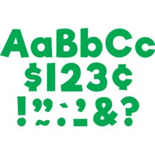 Green 4" Everyday Letters Combo Pack
